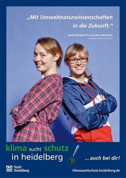 17_kss_1110_berberich.jpg - Sarah Berberich und Lena Nowotny: „Mit Umweltnaturwissenschaften in die Zukunft.“ (Foto: Christian Buck)