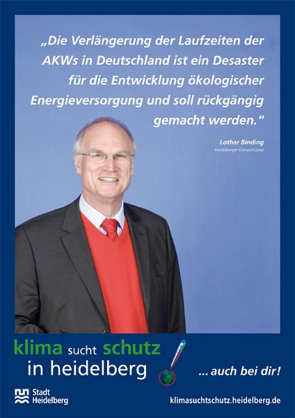 43_kss_1110_binding.jpg - Lothar Binding: „Die Verlängerung der Laufzeiten der AKWs in Deutschland ist ein Desaster für die Entwicklung ökologischer Energieversorgung und soll rückgängig gemacht werden.“ (Foto: Christian Buck)