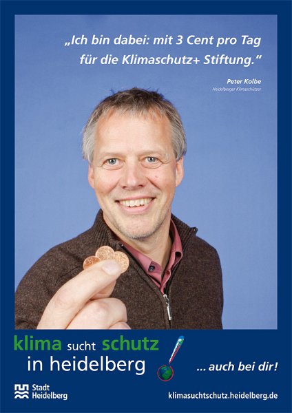 79_kss_1110_kolbe.jpg - Peter Kolbe: „Ich bin dabei: mit 3 Cent pro Tag für die Klimaschutz+ Stiftung.“ (Foto: Christian Buck)