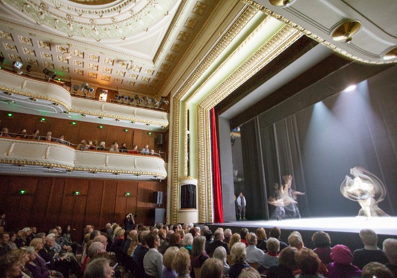 Vorstellung.jpg - Theater Heidelberg - Blick in den Alten Saal bei einer Vorstellung am "Tag der Theater" (Foto: Buck)