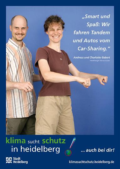 31_bild_klima_133_a_gebert.jpg - Andreas und Charlotte Gebert: „Smart und Spaß: Wir fahren Tandem und Autos vom Car-Sharing.“