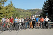 Mit von der Partie bei der Bürgermeister-Radtour war auch die Heidelberger Tourismuschefin Vera Cornelius (5. von links). (Foto: Katzenberger-Ruf)