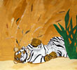Bild des Tigers Annika Jochim aus dem Kalender (Foto: Jugendkunstschule)
