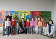 Bürgermeister Dr. Joachim Gerner (Mitte) mit Kindern der Kita Emmertsgrund.