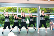 Tanzeinlage einer Sportgruppe der TSG Rohrbach. 