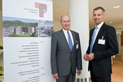 Dr. Bertram Dressel, Präsident des ADT- Bundesverbands (links) und Dr. André Domin, Geschäftsführer des Technologieparks Heidelberg 