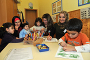 In der Kita Emmertsgrundpassage sind Eltern in das Sprachförderprogramm ihrer Kinder eingebunden.