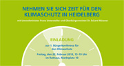 Ausschnitt der Postkarte, mit der sich Heidelberger zur Bürgerkonferenz für den Klimaschutz anmelden können