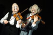 Zwei Puppen vom Wiener Masken- und Musiktheater