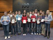 15 Heidelberger Schülerinnen und Schüler traten zum Stadtentscheid des Vorlesewettbewerbs 2007 an. (Foto: Rothe)