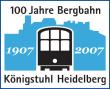 Die Bergbahn Königstuhl feiert ihren hundertsten Jahrestag