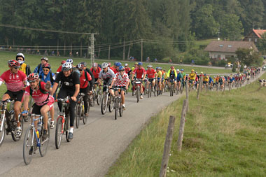 Die „Tour de Ländle“, Deutschlands größte Freizeitradtour, führt dieses Jahr einmal längs durchs Land von Heidelberg am Neckar über die Donau bis an den Rhein nach Bad Säckingen. (Foto: Agentur)