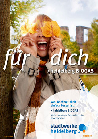 Plakat für Biogas