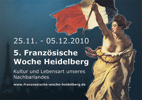 Plakat der 5. Französischen Woche Heidelberg