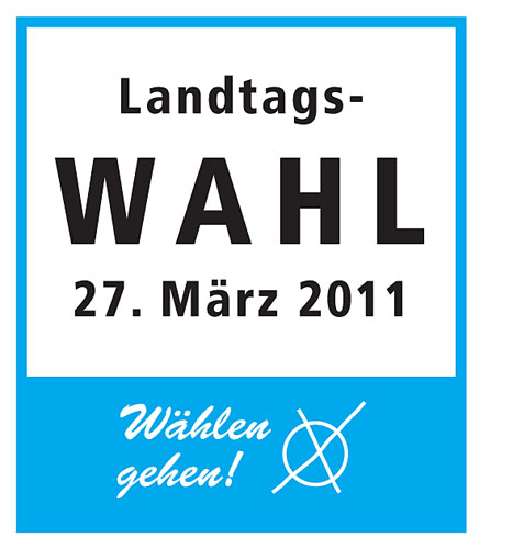 Logo zur Landtagswahl 2011