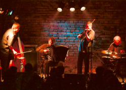 Die vierköpfige Cracow Klezmer Band aus Polen.