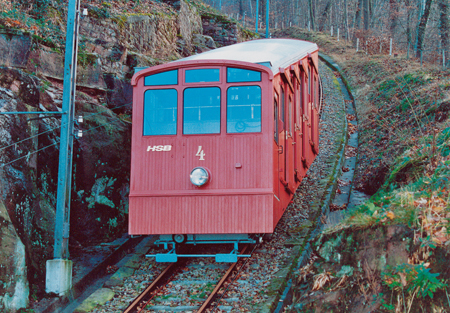 Das Bild zeigt die alte Begbahn.