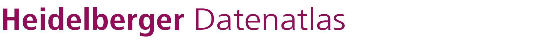 Datenatlas Heidelberg