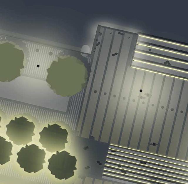 2001_bild06.jpg - Immer wieder interessant: die Inszenierung der nächtlichen Beleuchtung.