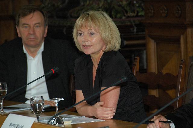 06.JPG - In Detail und in die Tiefe gehen die Ausführungen von der Leiterin des Stadtplanungsamtes, Annette Friedrich. (Foto: Stadt Heidelberg)