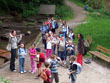 Kinder beim Waldausflug mit päd-aktiv