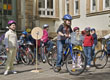 Sicherheit im Straßenverkehr lernten Grundschüler/innen der Fröbelschule beim Mobilitätstag. (Foto: Rothe)