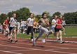 Schülerinnen und Schüler beim Laufwettbewerb
