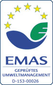 Logo der EMAS (Eco- Management and Audit Scheme)