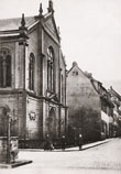 Die Synagoge in der Großen Mandelgasse, die am 9. November 1938 von den Nazis angezündet wurde (Foto: Stadt Heidelberg)