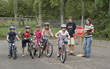 Der sichere Umgang mit dem Fahrrad gehörte auch zum Kinder-Mobilitätstag an der Steinbachschule. (Foto: Rothe)