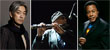 (von links) Ryuichi Sakamoto, Charles Lloyd, Wayne Shorter (Fotos: Enjoy Jazz)