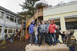 Im neu gestalteten Schulhof der Steinbachschule macht die Pause jetzt noch mehr Spaß. (Foto: Rothe)
