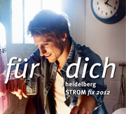Werbeblatt der Stadtwerke Heidelberg für  STROM fix 2012. (Foto: SWH)