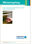 Infobroschüre zur Wärmeregelung, welches im Internet zum Download zur Verfügung steht. (Foto: SWH)