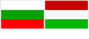 Nationalflaggen von Bulgarien und Ungarn