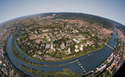 Luftbild des Klinikums im Neuenheimer Feld (Foto: Universität Heidelberg)