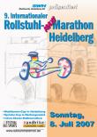 Auf dem Plakat der genannten Veranstaltung ist eine Zeichnung von Heidelberg mit einem Rollstuhlfahrer, sowie der termin abgebildet.