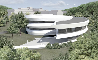Haus der Astronomie (Modell)(Repro: Bernhardt + Partner)