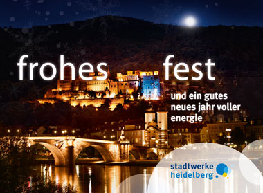 Weihnachts- und Neujahrsgruß der Stadtwerke Heidelberg