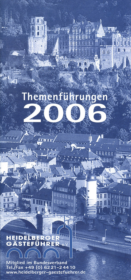 Bild des Heidelberger Gästeführers, es zeigt die Altstadt.