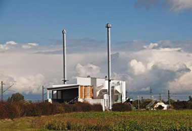 Biomasseheizkraftwerk
(Foto: MVV Energie AG)