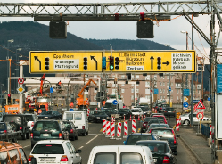 Nadelöhr Montpellierbrücke: Noch bis Dezember Einschränkungen durch den Straßenbahnbau (Foto: Rothe)